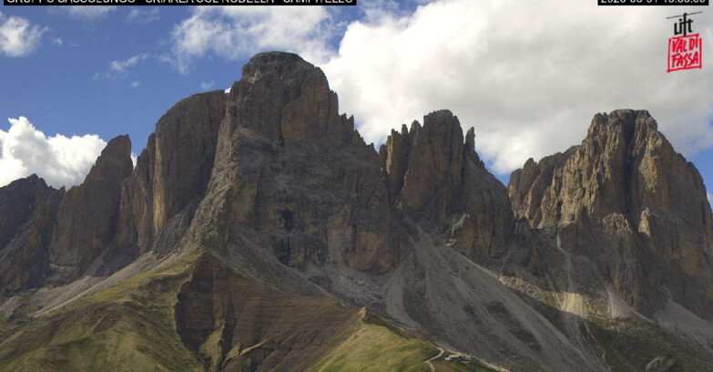 Webcam Campitello-Mazzin-Col Rodella - Campitello di Fassa - Col Rodella - Gruppo del Sassolungo