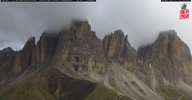 Webcam Campitello-Mazzin-Col Rodella - Campitello di Fassa - Col Rodella - Gruppo del Sassolungo