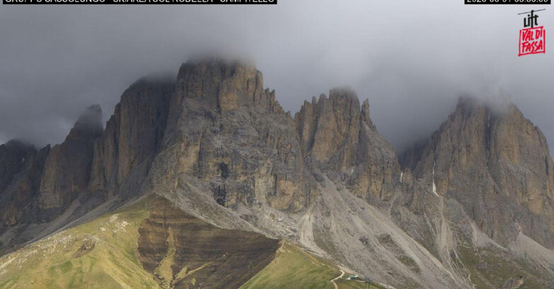 Webcam Campitello-Mazzin-Col Rodella - Campitello di Fassa - Col Rodella - Gruppo del Sassolungo
