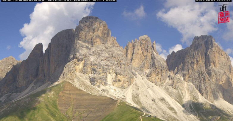 Webcam Campitello-Mazzin-Col Rodella - Campitello di Fassa - Col Rodella - Gruppo del Sassolungo