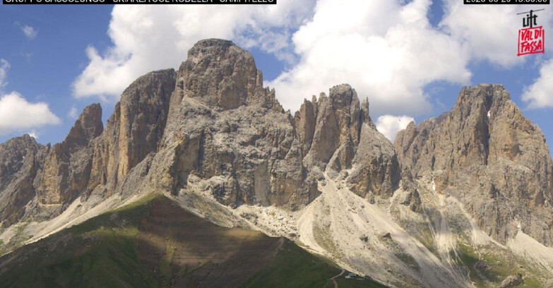 Webcam Campitello-Mazzin-Col Rodella - Campitello di Fassa - Col Rodella - Gruppo del Sassolungo