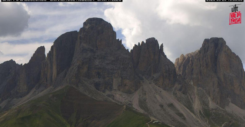 Webcam Кампителло-Маццин-Кол-Роделла  - Campitello di Fassa - Col Rodella - Gruppo del Sassolungo