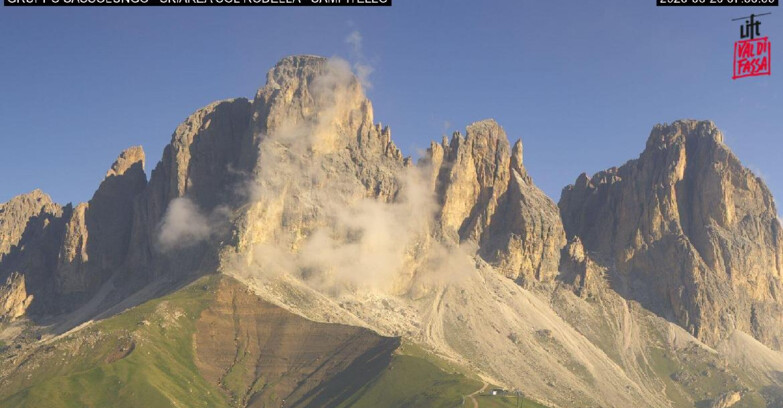 Webcam Campitello-Mazzin-Col Rodella - Campitello di Fassa - Col Rodella - Gruppo del Sassolungo