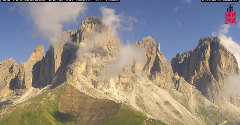 Webcam Campitello-Mazzin-Col Rodella - Campitello di Fassa - Col Rodella - Gruppo del Sassolungo