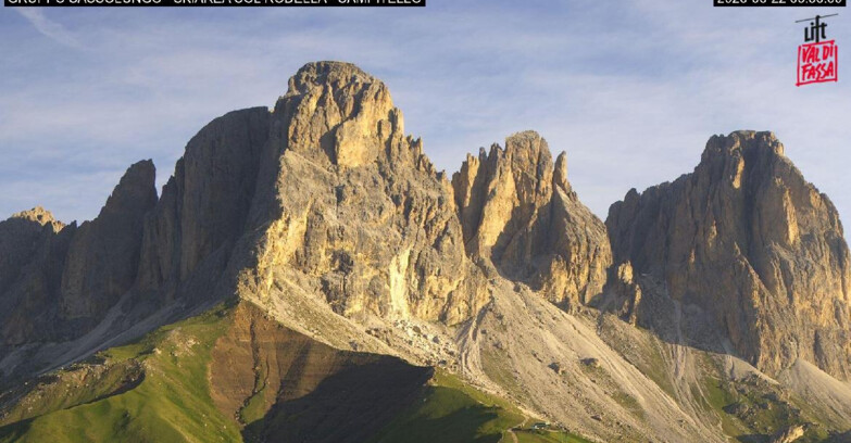 Webcam Campitello-Mazzin-Col Rodella - Campitello di Fassa - Col Rodella - Gruppo del Sassolungo