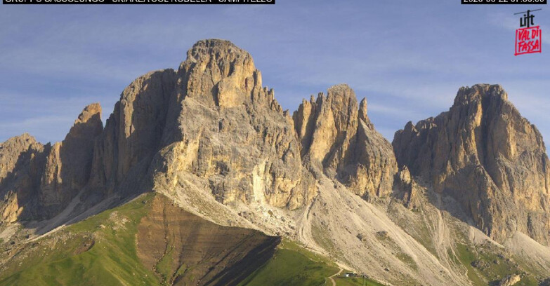 Webcam Campitello-Mazzin-Col Rodella - Campitello di Fassa - Col Rodella - Gruppo del Sassolungo