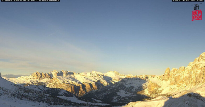 Webcam Campitello-Mazzin-Col Rodella - Canazei - Passo Pordoi - Sass Pordoi