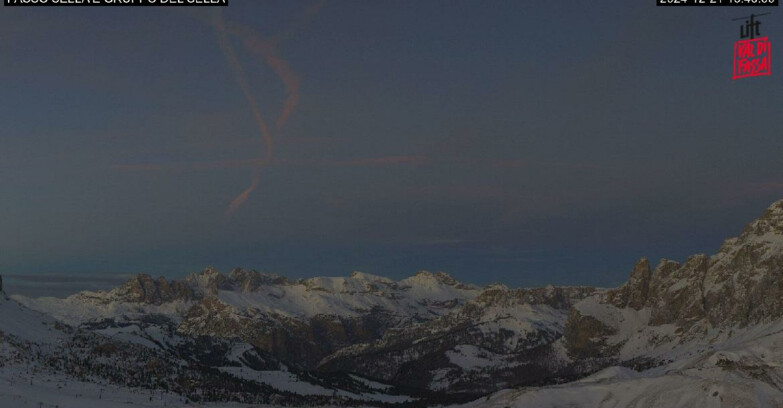 Webcam Campitello-Mazzin-Col Rodella - Canazei - Passo Pordoi - Sass Pordoi