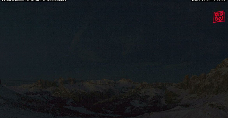 Webcam Campitello-Mazzin-Col Rodella - Canazei - Passo Pordoi - Sass Pordoi