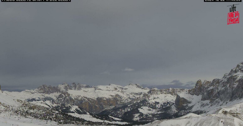 Webcam Campitello-Mazzin-Col Rodella  - Canazei - Passo Pordoi - Sass Pordoi