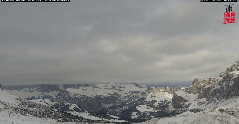 Webcam Кампителло-Маццин-Кол-Роделла  - Canazei - Passo Pordoi - Sass Pordoi