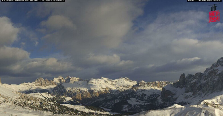 Webcam Campitello-Mazzin-Col Rodella  - Canazei - Passo Pordoi - Sass Pordoi