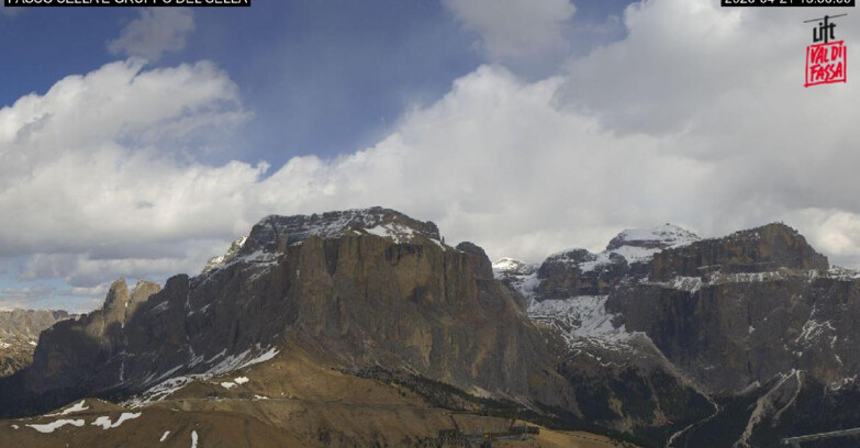 Webcam Campitello-Mazzin-Col Rodella - Canazei - Passo Pordoi - Sass Pordoi