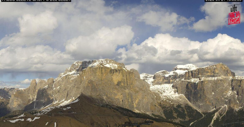 Webcam Campitello-Mazzin-Col Rodella - Canazei - Passo Pordoi - Sass Pordoi