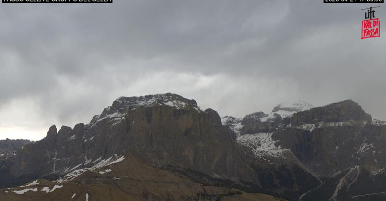 Webcam Campitello-Mazzin-Col Rodella - Canazei - Passo Pordoi - Sass Pordoi