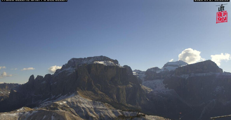 Webcam Campitello-Mazzin-Col Rodella - Canazei - Passo Pordoi - Sass Pordoi