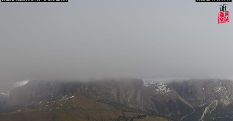 Webcam Кампителло-Маццин-Кол-Роделла  - Canazei - Passo Pordoi - Sass Pordoi