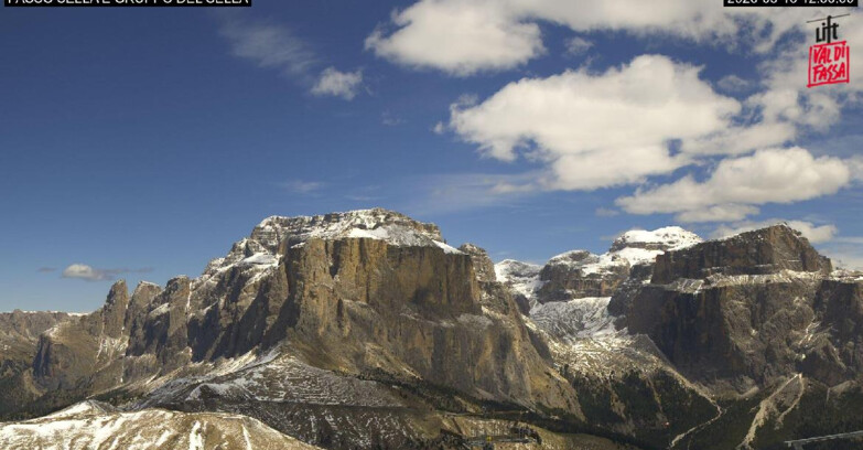 Webcam Campitello-Mazzin-Col Rodella - Canazei - Passo Pordoi - Sass Pordoi