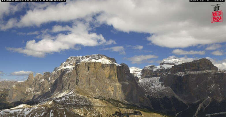 Webcam Campitello-Mazzin-Col Rodella - Canazei - Passo Pordoi - Sass Pordoi