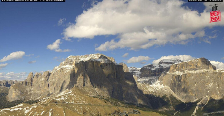 Webcam Campitello-Mazzin-Col Rodella - Canazei - Passo Pordoi - Sass Pordoi
