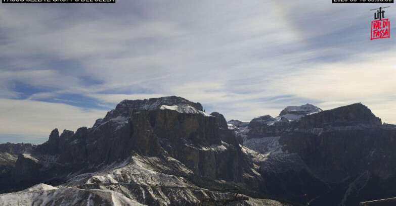Webcam Campitello-Mazzin-Col Rodella - Canazei - Passo Pordoi - Sass Pordoi