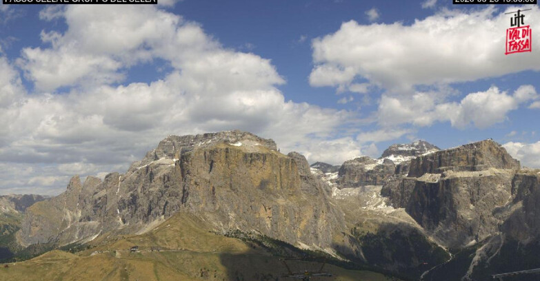 Webcam Campitello-Mazzin-Col Rodella  - Canazei - Passo Pordoi - Sass Pordoi