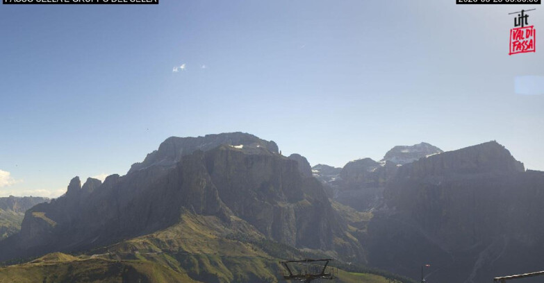 Webcam Campitello-Mazzin-Col Rodella  - Canazei - Passo Pordoi - Sass Pordoi