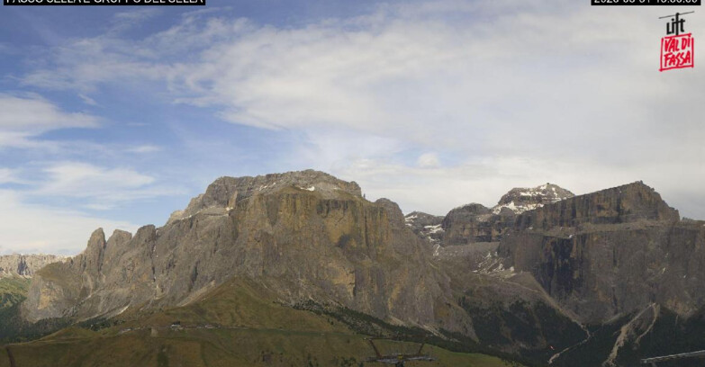 Webcam Campitello-Mazzin-Col Rodella - Canazei - Passo Pordoi - Sass Pordoi