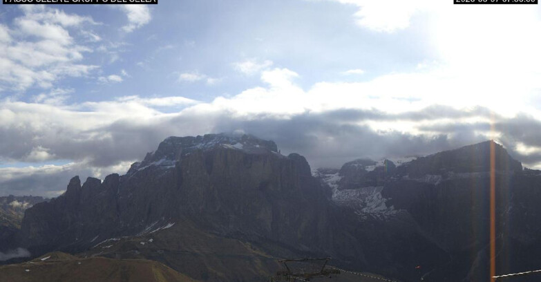 Webcam Campitello-Mazzin-Col Rodella  - Canazei - Passo Pordoi - Sass Pordoi