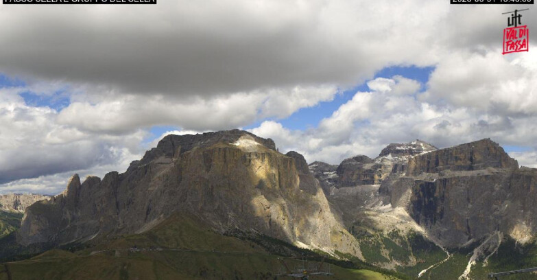 Webcam Campitello-Mazzin-Col Rodella - Canazei - Passo Pordoi - Sass Pordoi
