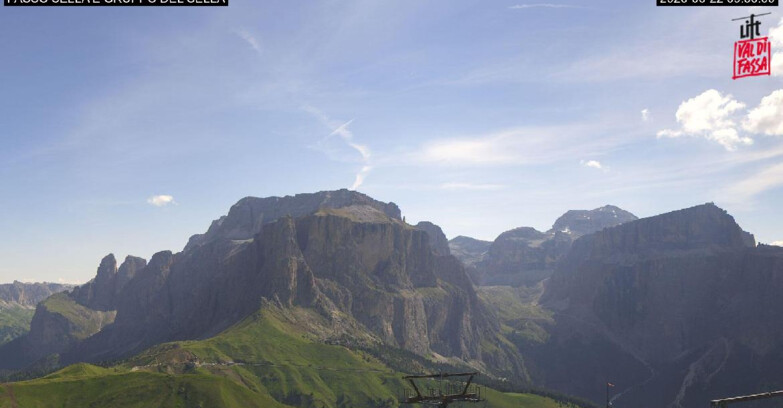 Webcam Campitello-Mazzin-Col Rodella - Canazei - Passo Pordoi - Sass Pordoi