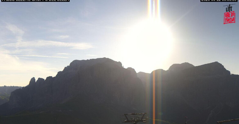 Webcam Campitello-Mazzin-Col Rodella - Canazei - Passo Pordoi - Sass Pordoi