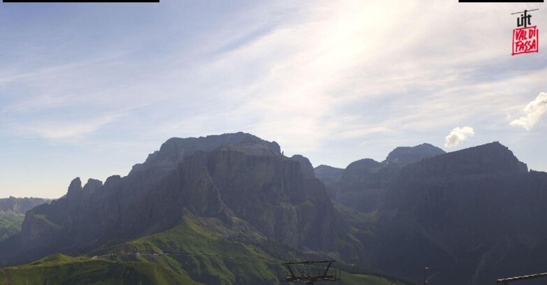 Webcam Campitello-Mazzin-Col Rodella - Canazei - Passo Pordoi - Sass Pordoi