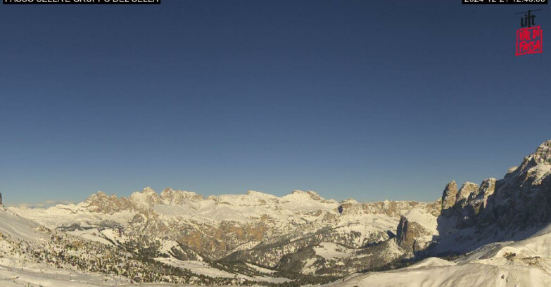 Webcam Campitello-Mazzin-Col Rodella - Campitello di Fassa - Canazei - Gruppo del Sella