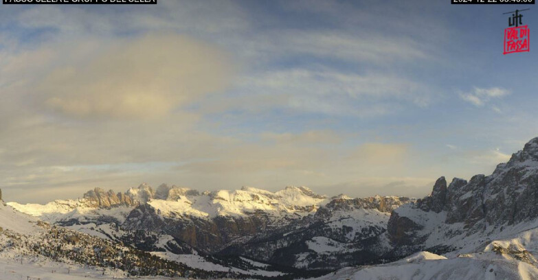 Webcam Campitello-Mazzin-Col Rodella - Campitello di Fassa - Canazei - Gruppo del Sella