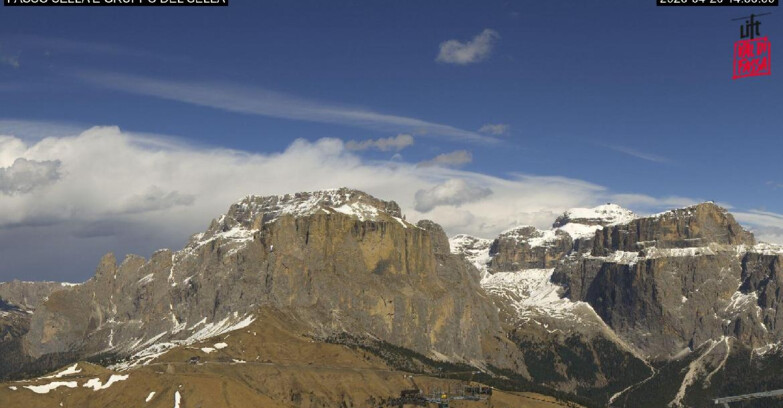 Webcam Campitello-Mazzin-Col Rodella - Campitello di Fassa - Canazei - Gruppo del Sella