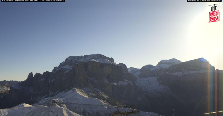 Webcam Campitello-Mazzin-Col Rodella - Campitello di Fassa - Canazei - Gruppo del Sella