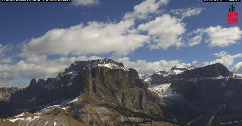 Webcam Campitello-Mazzin-Col Rodella  - Campitello di Fassa - Canazei - Gruppo del Sella