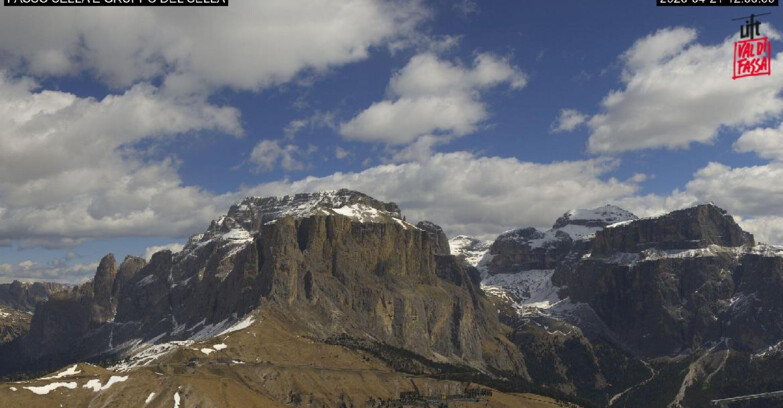 Webcam Campitello-Mazzin-Col Rodella  - Campitello di Fassa - Canazei - Gruppo del Sella