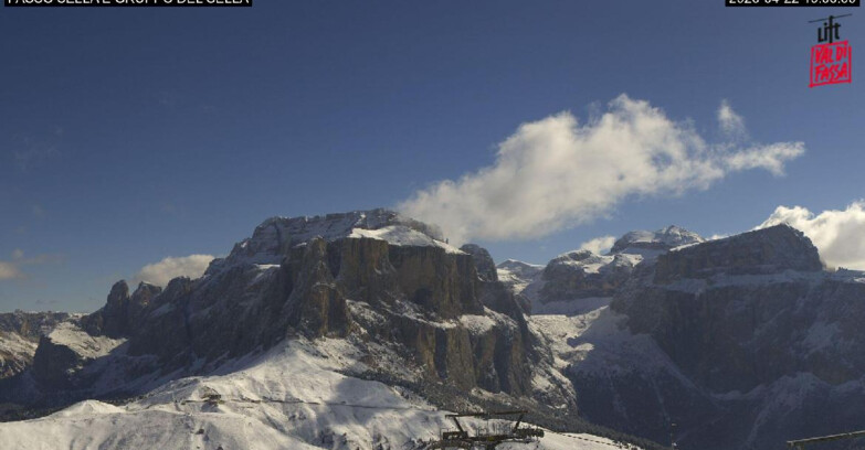 Webcam Campitello-Mazzin-Col Rodella - Campitello di Fassa - Canazei - Gruppo del Sella