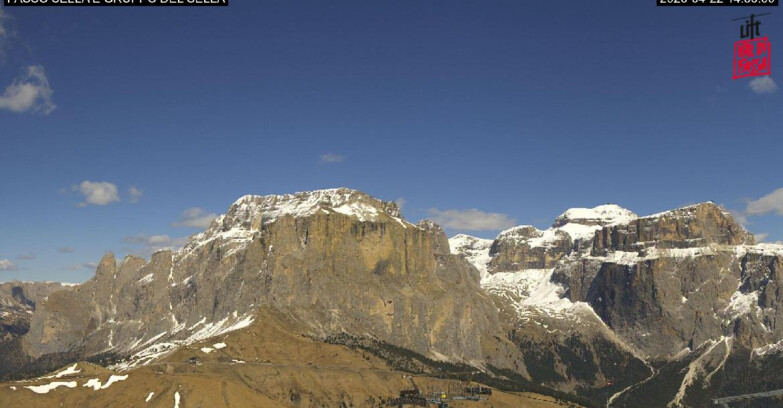Webcam Campitello-Mazzin-Col Rodella - Campitello di Fassa - Canazei - Gruppo del Sella