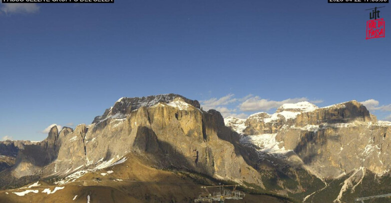 Webcam Campitello-Mazzin-Col Rodella - Campitello di Fassa - Canazei - Gruppo del Sella