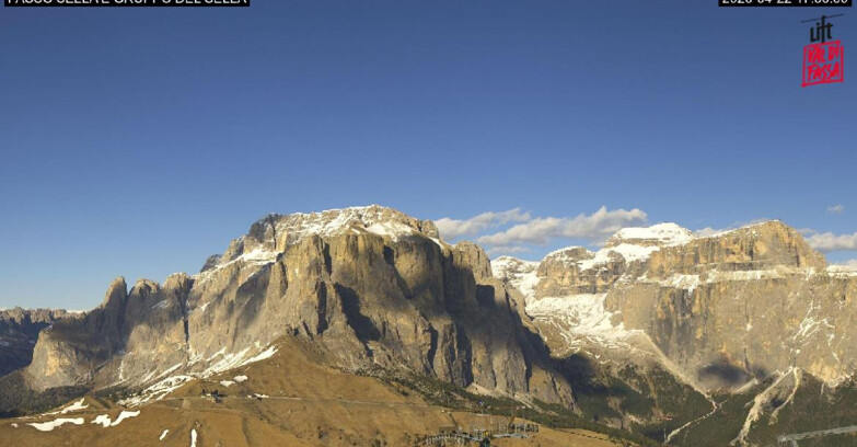 Webcam Campitello-Mazzin-Col Rodella - Campitello di Fassa - Canazei - Gruppo del Sella