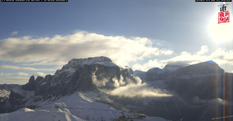 Webcam Campitello-Mazzin-Col Rodella - Campitello di Fassa - Canazei - Gruppo del Sella