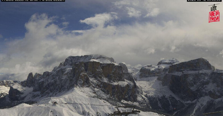 Webcam Campitello-Mazzin-Col Rodella  - Campitello di Fassa - Canazei - Gruppo del Sella
