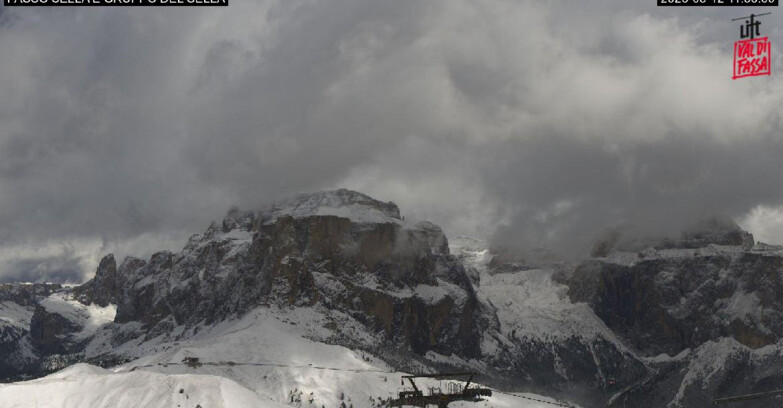 Webcam Campitello-Mazzin-Col Rodella  - Campitello di Fassa - Canazei - Gruppo del Sella