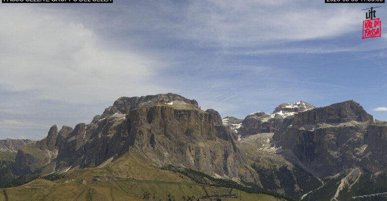 Webcam Campitello-Mazzin-Col Rodella - Campitello di Fassa - Canazei - Gruppo del Sella