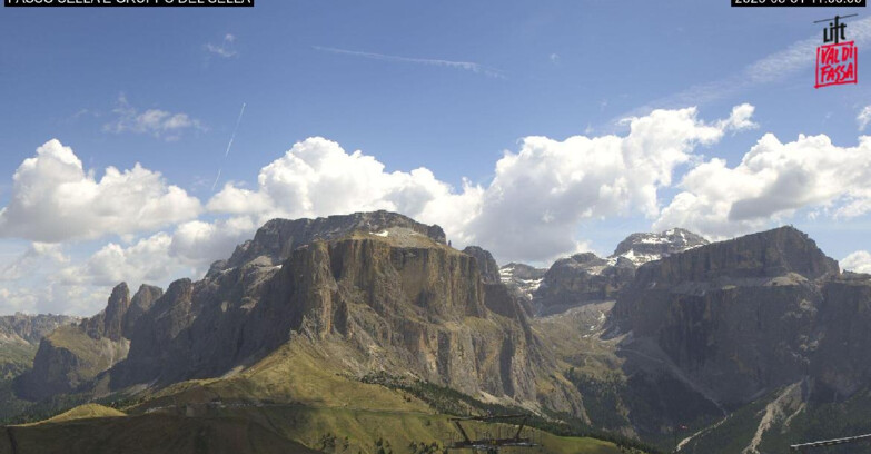 Webcam Campitello-Mazzin-Col Rodella - Campitello di Fassa - Canazei - Gruppo del Sella