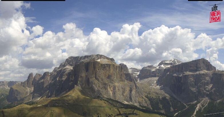 Webcam Campitello-Mazzin-Col Rodella - Campitello di Fassa - Canazei - Gruppo del Sella