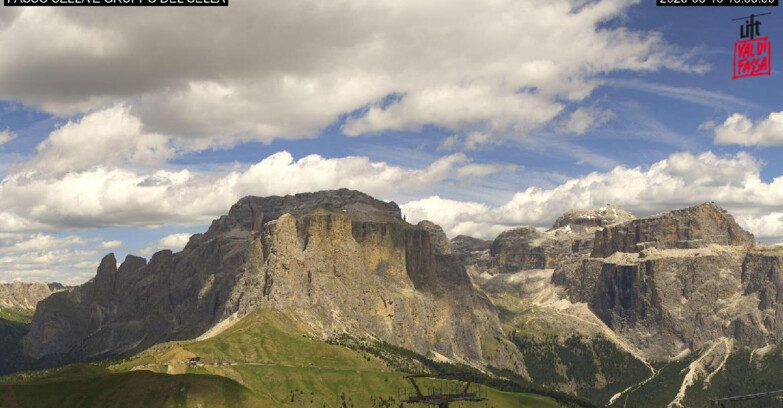 Webcam Campitello-Mazzin-Col Rodella  - Campitello di Fassa - Canazei - Gruppo del Sella